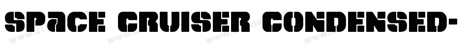 Space Cruiser Condensed字体转换